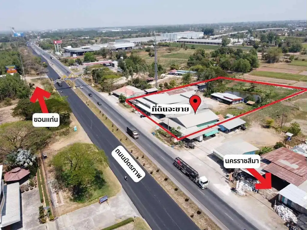 Highway 2 frontage — 5+ rai land for sale, Tha Phra, Khon Kaen, photo 12