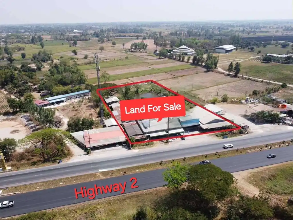 Highway 2 frontage — 5+ rai land for sale, Tha Phra, Khon Kaen, photo 16