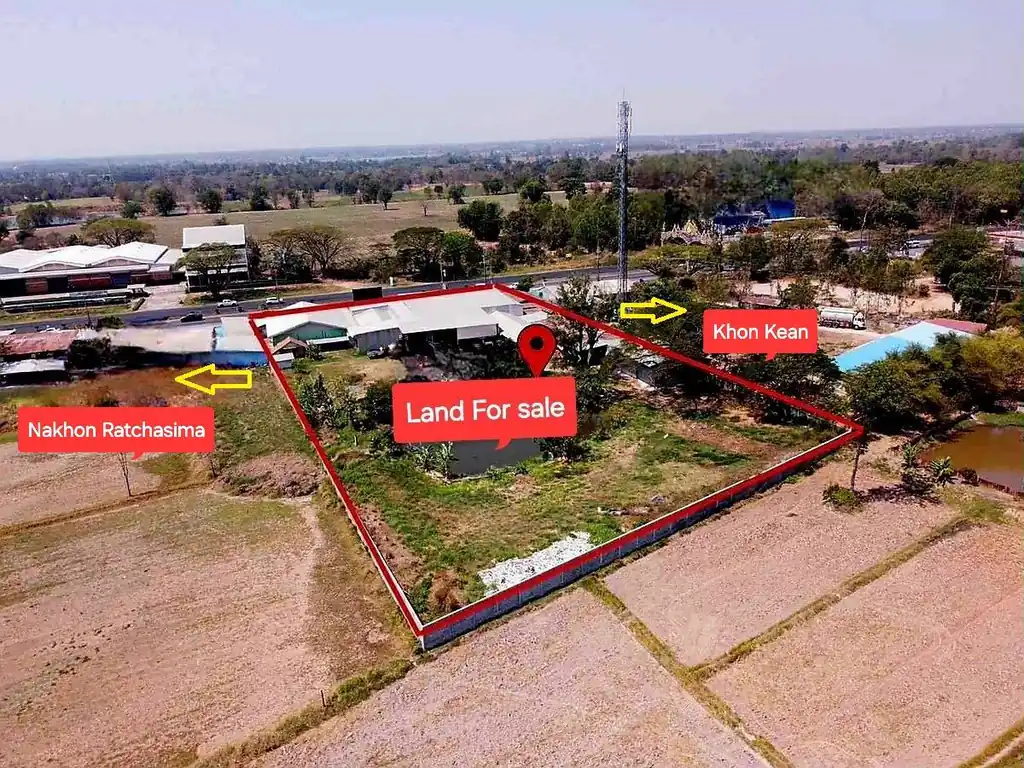 Highway 2 frontage — 5+ rai land for sale, Tha Phra, Khon Kaen, photo 18