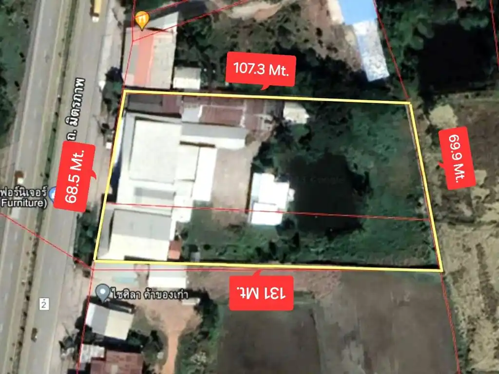 Highway 2 frontage — 5+ rai land for sale, Tha Phra, Khon Kaen, photo 19