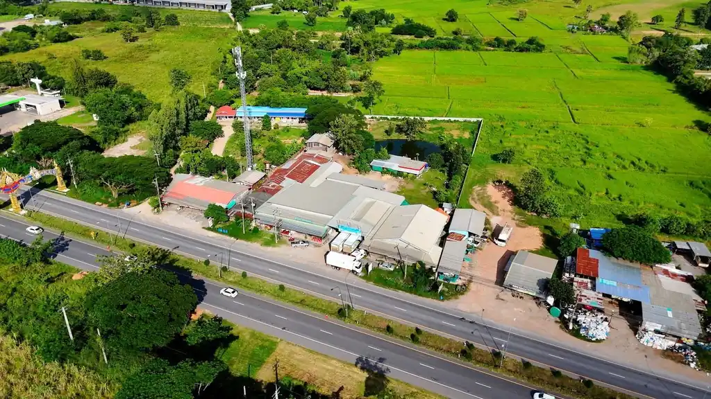 Highway 2 frontage — 5+ rai land for sale, Tha Phra, Khon Kaen, photo 2