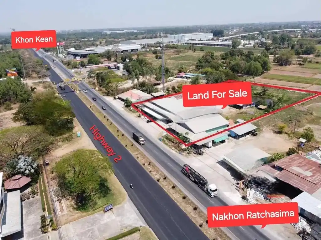 Highway 2 frontage — 5+ rai land for sale, Tha Phra, Khon Kaen, photo 20