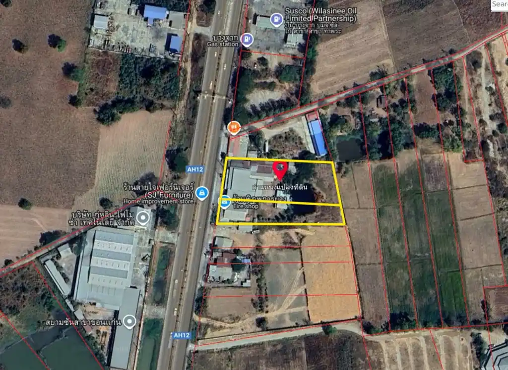 Highway 2 frontage — 5+ rai land for sale, Tha Phra, Khon Kaen, photo 21