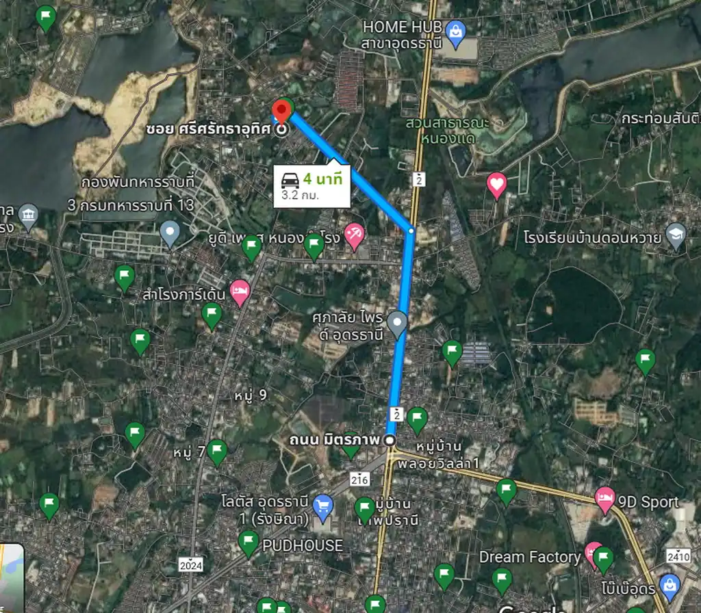 Ready-to-build 783.6 sq m land plot for sale in Mu Mon, Udon Thani, photo 6