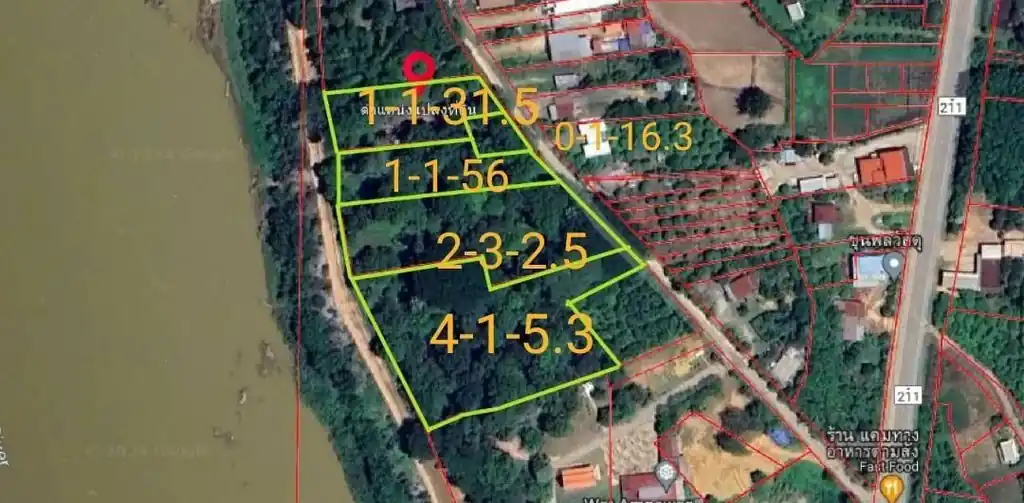 10+ rai Mekong-front land for sale in Chiang Khan, Loei, photo 4