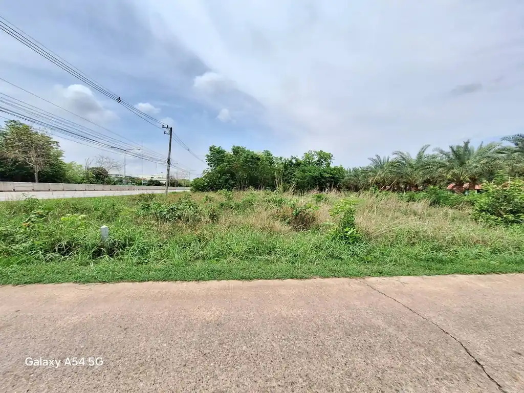 Corner land plot with highway frontage for sale in Nong Bua Lam Phu, photo 5