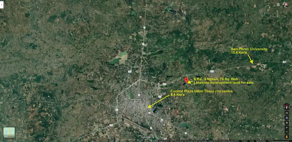 9 rai, 2 ngan, 70 sq wah lakeside development land for sale in Sam Phrao, Udon Thani, photo 7